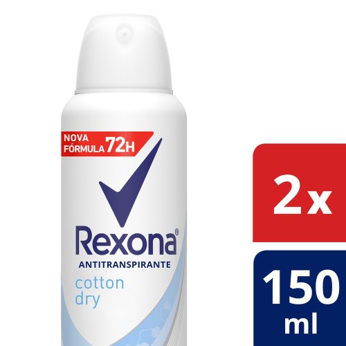Desodorante Aerosol Rexona Cotton Feminino 150ml