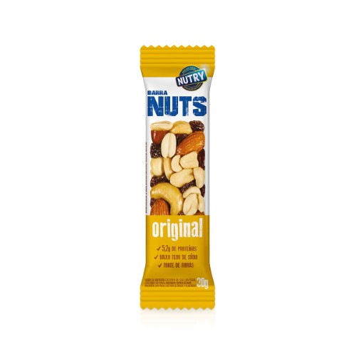Barra De Cereal Nutry Nuts Original 30g