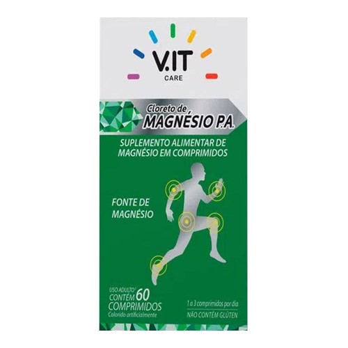 V.It Care Cloreto De Magnésio P.A. 60 Comprimidos