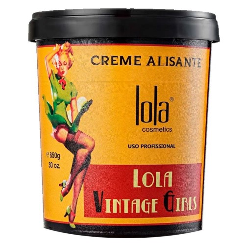 Creme Para Cabelo Lola Alisante Vintage Girls 850g