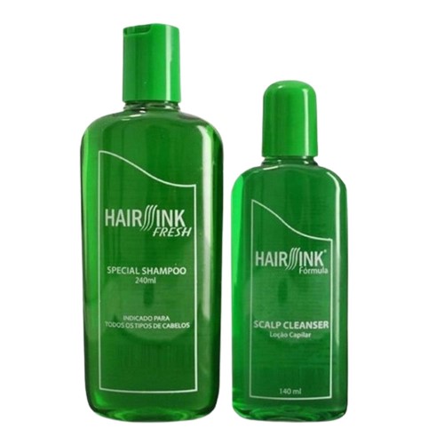 Hair Sink Fresh Tratamento Antiqueda De Cabelos Shampoo 240ml E Tônico Capilar 140ml Hairsink