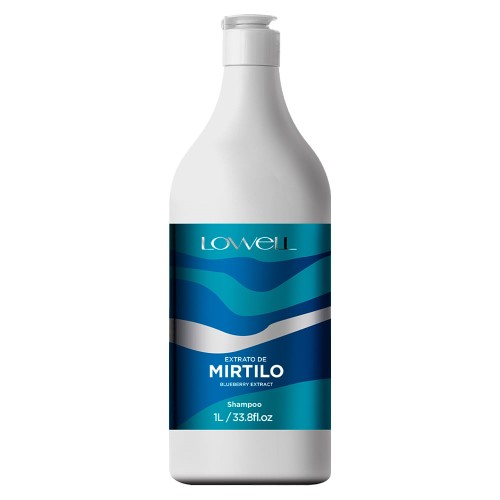 Lowell Extrato De Mirtillo - Shampoo Para Cabelos Oleosos 1000ml