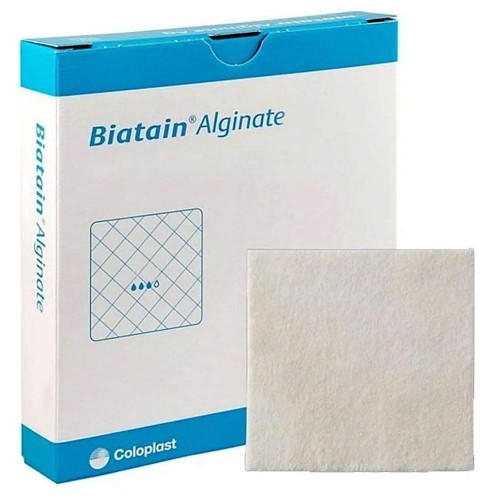 Biatain Curativo De Alginato De Cálcio Coloplast 3710 - 10x10cm