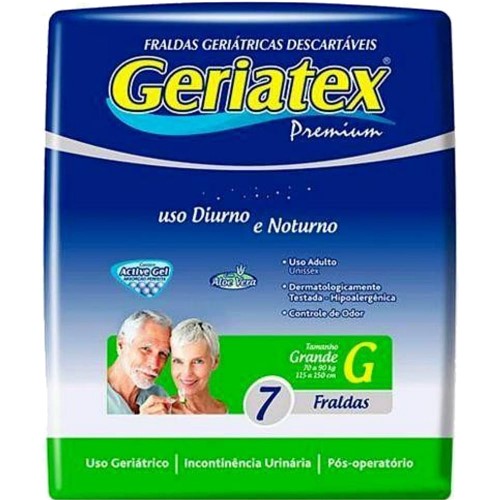 Fralda Geriátrica Geriatex Premium Noturna - Tam G