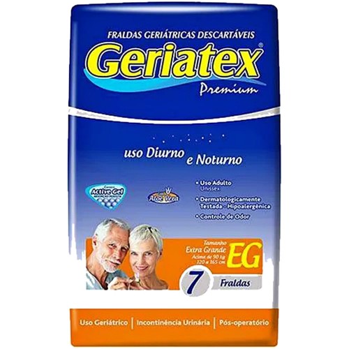 Fralda Geriátrica Geriatex Premium Noturna - Tam Eg