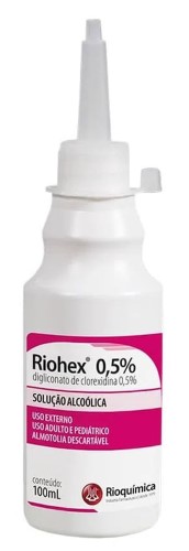 Riohex 0,5% Solução Alcoólica - Rioquímica - 100 Ml
