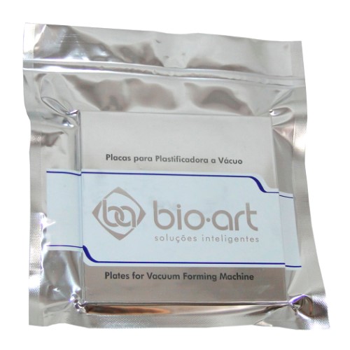 Placa Cristal 3,0mm Pacote Com 2 Quadrada - Bio-Art