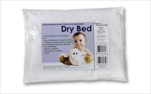 Protetor Impermeável Para Travesseiro Infantil Dry Bed 30x40cm - Copespuma