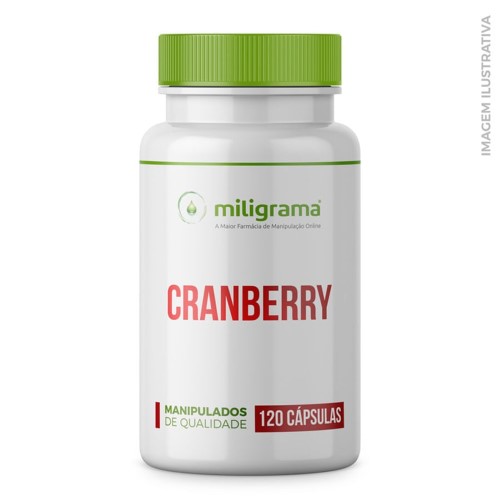 Cranberry Extrato Seco 300mg Tratamento Infecções Urinárias 120 Cápsulas