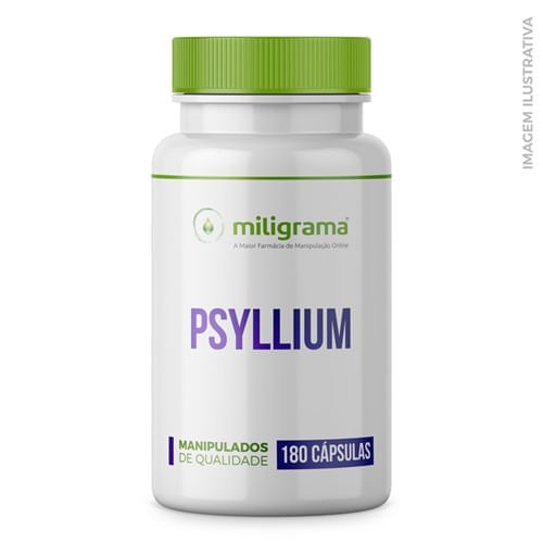 Psyllium 500mg 180 Cápsulas