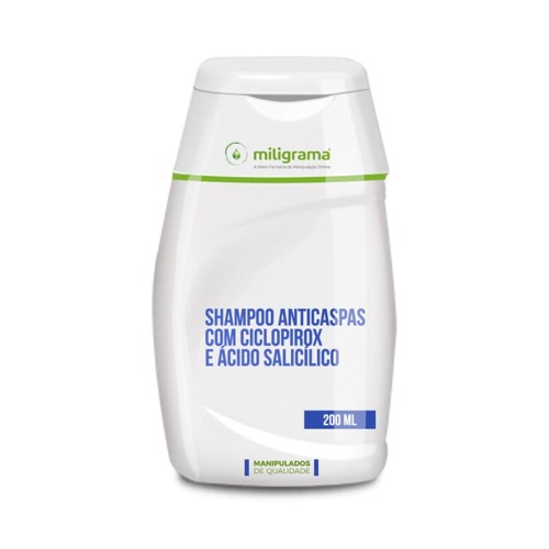 Shampoo Anticaspa Com Ciclopirox E Ácido Salicílico 200ml
