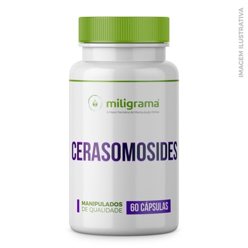 Cerasomosides 60mg Redução Degradação Do Colágeno 60 Cápsulas