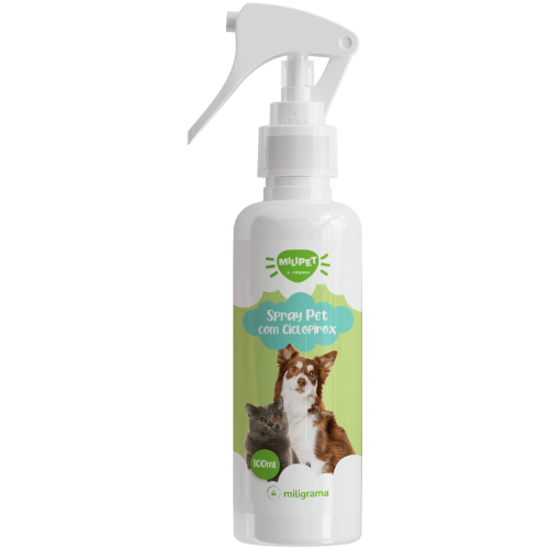 Spray Pet Com Ciclopirox 100ml