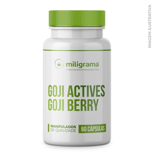 Goji Actives Goji Berry 500mg 60 Cápsulas