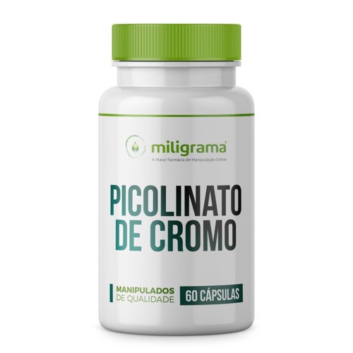 Picolinato De Cromo 200mcg 60 Cápsulas