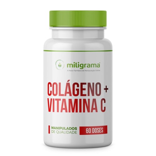 Colágeno 300mg Com Vitamina C 300mg 60 Doses