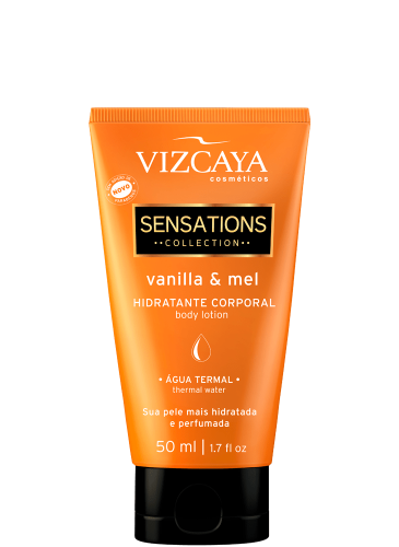 Hidratante Vizcaya Sensations - Vanilla E Mel - 50ml