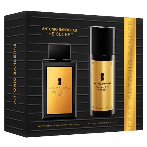 Antonio Bandeiras Kit Golden Secret Eau De Toilette - Perfume Masculino 100ml + Desodorante 150ml