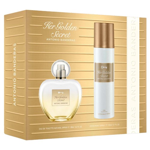 Antonio Bandeiras Kit The Golden Secret Eau De Toilette - Perfume Masculino 100ml + Desodorante 150ml