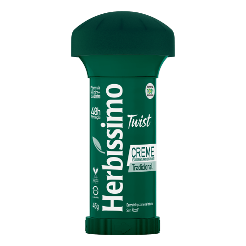 Desodorante Twist Antitranspirante Tradicional Herbissimo 45g