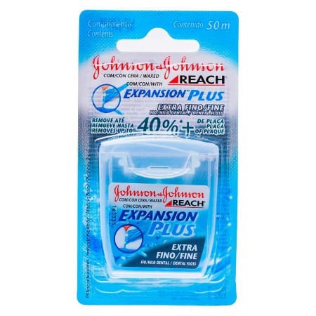 Fio Dental Reach Johnson Expansion Plus Extra Fino 50m