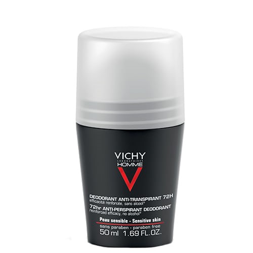 Desodorante Vichy Homme 72h Roll-On Antitranspirante Com 50ml