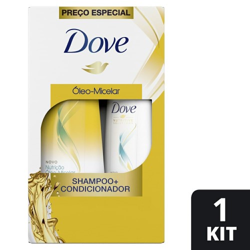 Shampoo + Condicionador Dove Nutrição Óleo Micelar 400ml+200ml