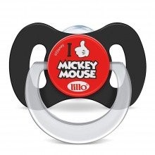 Chupeta Lillo Disney Mickey Mouse Silicone Ortodôntica Tamanho 1 De 0 A 6 Meses 1 Unidade