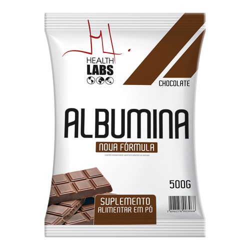 Albumina Health Labs Sabor Chocolate 500g
