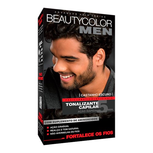 Tonalizante Beautycolor Men Castanho Escuro