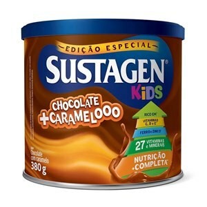 Complemento Alimentar Sustagen Kids Sabor Chocolate + Caramelo Lata 380g