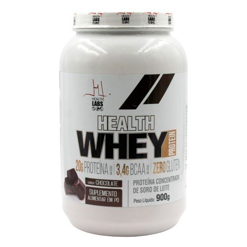 Health Whey Protein Health Labs Sabor Chocolate 900g