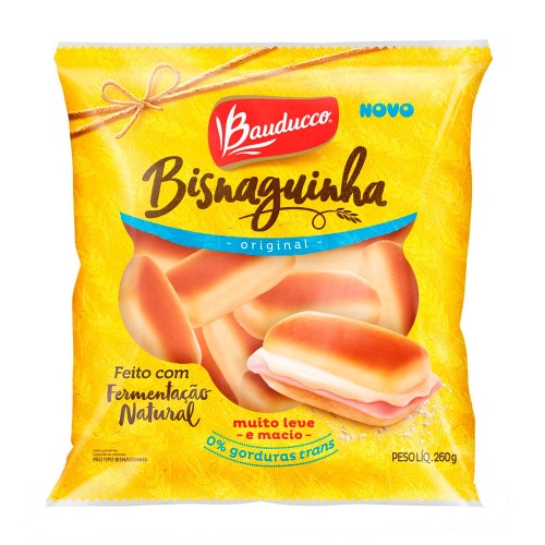 Pão Bisnaguinha Original Bauducco 260g