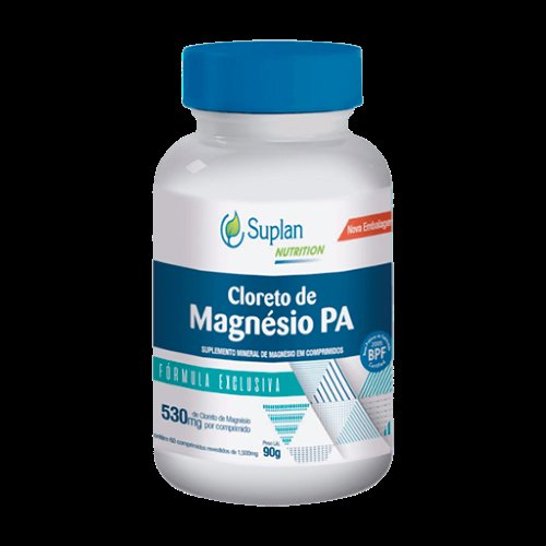 Cloreto De Magnesio P.A. Suplan 1500mg 60 Comprimidos