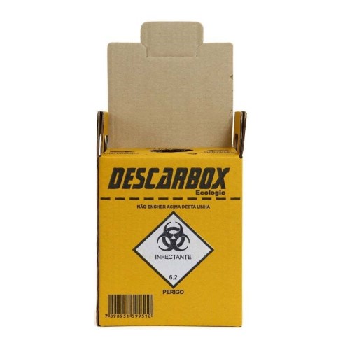 Descartex Coletor De Material Perfurante E Cortante Descarbox 3l