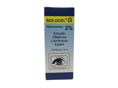 Solucel G Hipromelose 2% Solução Oftálmica 10ml