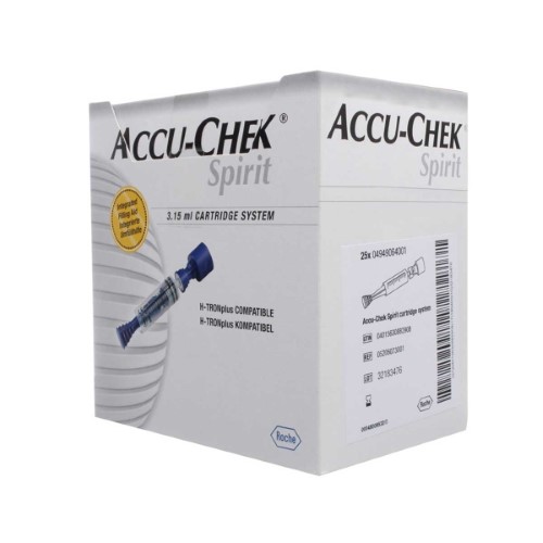 Accu-Chek Spirit Cart 3.15ml 25