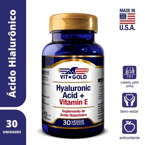 Hyaluro Acid+vit E Caps 30