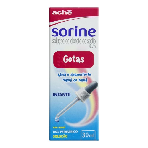 Sorine Solução Nasal Infantil Gotas Com 30ml