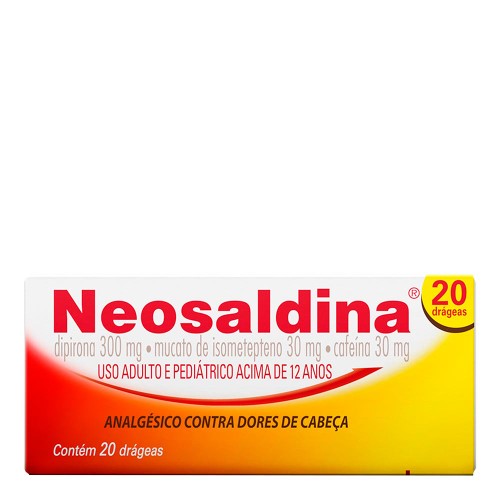 Neosaldina 30 Mg + 300 Mg + 30 Mg X 20drg