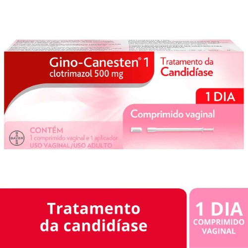 Gino Canesten 1 Dia Bayer 1 Comprimido Vaginal