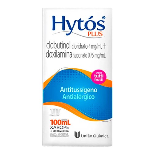 Hytós Plus Cloridrato De Clobutinol 4mg/Ml + Succinato De Doxilamina 0,75mg/Ml Xarope 100ml
