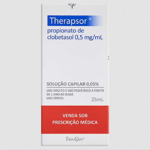 Therapsor Propionato De Clobetasol 0,5mg Solução Capilar 25ml