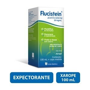 Flucistein Acetilcisteína 20mg/Ml Xarope 100ml