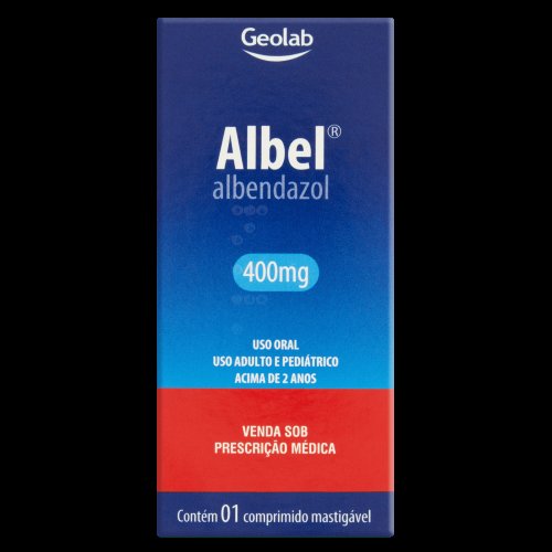 Albel Albendazol 400mg 1 Comprimido Mastigável