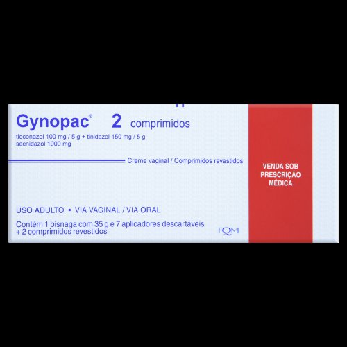 Gynopac Creme 35g + 2 Comprimidos + 7 Aplicações