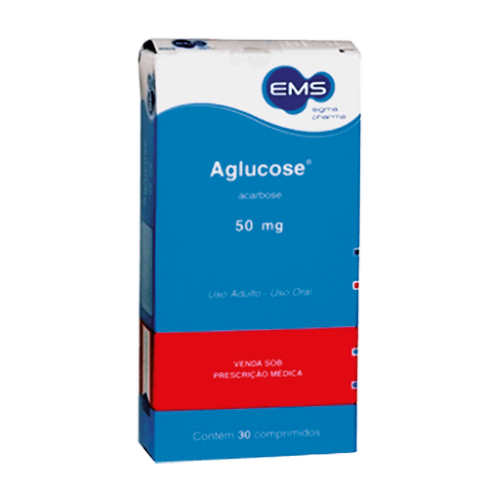 Aglucose 50mg Ems 30 Comprimidos