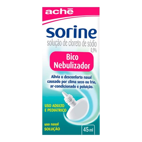 Sorine Solução Nasal Bico Nebulizador 45ml