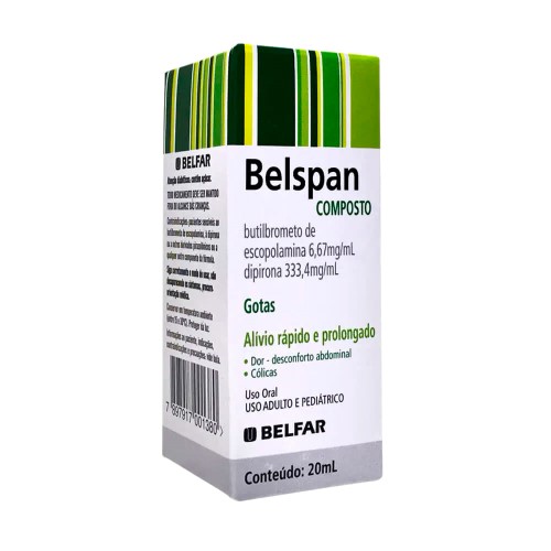 Belspan Composto 333,4mg/Ml+6,67mg/Ml Sol Or Fr X 20ml
