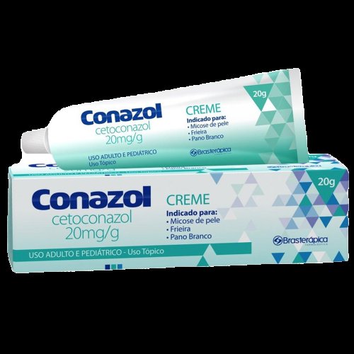 Conazol Cetoconazol 20mg/G Creme Dermatológico 20g